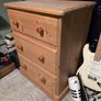 solid pine chest of drawers Image 4