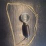 Stunning vintage mini magnifying glass necklace  - gold Image 4