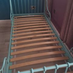 Ikea Minnen Extendable Child's Bed and Mattress