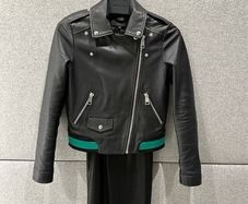 Leather jacket Maje