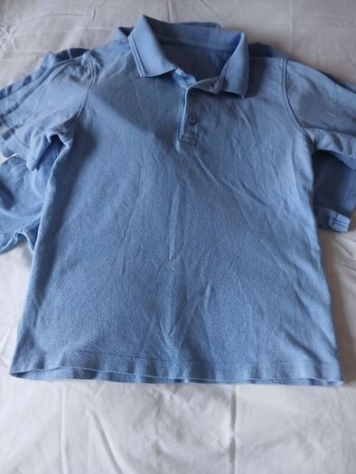 3 school polo shirts