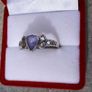 Tanzanite Silver Ring Image 5