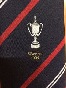 Ulster Rugby. Rare Piece Of Ulster Rugby Memorabilia. European Champions 1999. Official Atkinsons Club Officials / Players Formal Wear Tie.