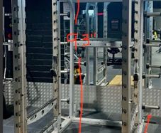 Full commercial indigo fitness power rack