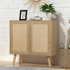 Buffet Sideboard Storage Cabinet Freestanding Wooden Shelf