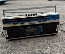 Vintage radio recorder