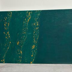 Abstract green painting