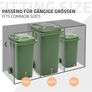 Single Wheelie Bin Storage Box with Gas Struts  Fits 60L, 120L & 240L Bins Image 4