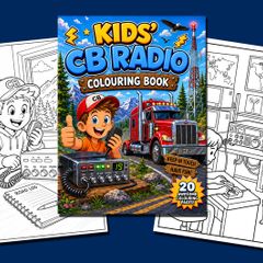 Kids CB Radio Colouring Book