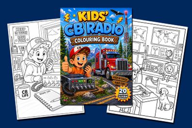 Kids CB Radio Colouring Book