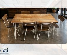Rustic Canteen Tables & Chairs