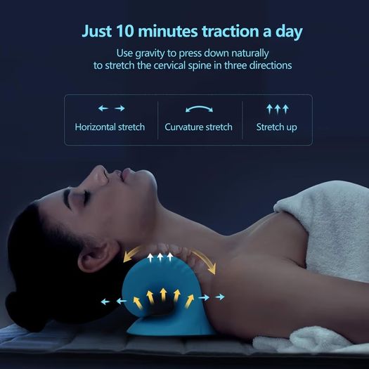 Brand New Neck & Shoulder Support Pillow Cervical Traction for Neck Pain