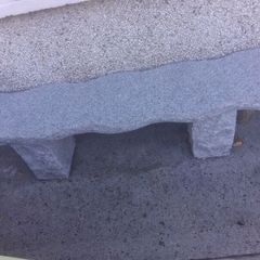 granite garden bench