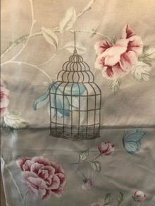 curtains Duck egg blue one set 90/90
