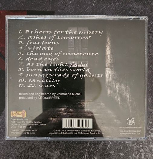 Krossbreed "3 Cheers For Misery" CD Album
