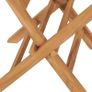 Folding Garden Chairs 4 pcs Solid Teak Wood Image 8
