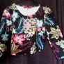 Boohoo Bodycon Hettie Vibrant Multi Colour Floral Print 2 Piece Skirt and Crop Top Set Image 6