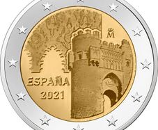 Spain 2 Euro Commemorative Coin 2021 - Historic City of Toledo. Uncirculated.
