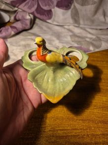 Vintage Beswick Pottery Curved Tail Pheasant Figurine