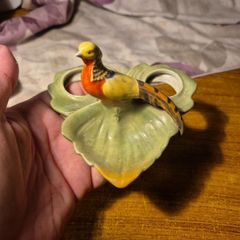 Vintage Beswick Pottery Curved Tail Pheasant Figurine