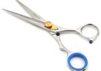 Professional Salon Hairdressing Hair Cutting Razor Scissors With Black Case (16.5cm, Silver)