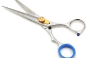Professional Salon Hairdressing Hair Cutting Razor Scissors With Black Case (16.5cm, Silver)