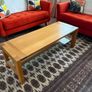 solid oak coffee table Image 2