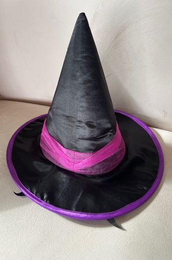 Tesco F+F witch fancy dress with hat Age 3-4 EUC