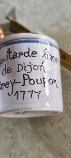 Moutarde De Dijon Maille 1747 France Floral Porcelain Lid Jar W/glass Spoon New