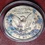 1889 Silver Morgan Toned 1 Dollar coin Image 6