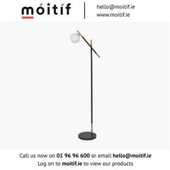 Dalia Floor Lamp - Black/Gold