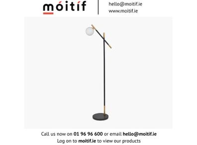 Dalia Floor Lamp - Black/Gold