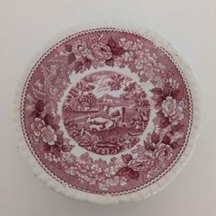 Adams English Scenic Red Bowls