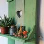 NEW :Rustic Floating Shelf / Coat & Hat Rack Image 3