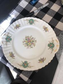 True love cake plate by Royal Stafford