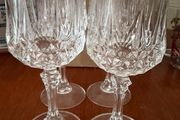 Vintage 1978 JG Durand Cristal D'Arques Longchamp Wine Goblets