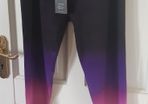 Hype Leggings NEW Black with purple tie dye Age 16 years