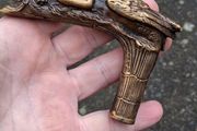 Cardoe Gilded Bronze(Leda and the Swan) Walking Stick Handle