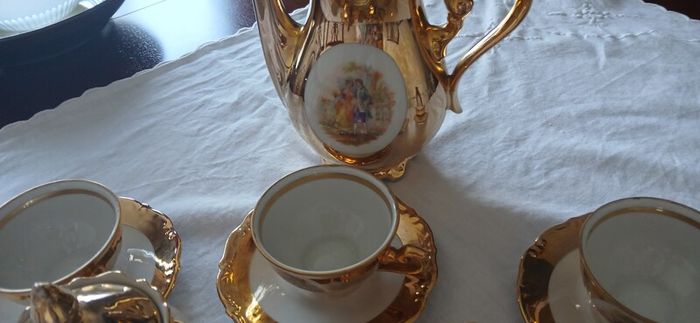 a bone china coffee set
