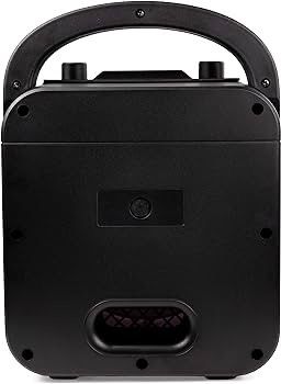 NEW SALE | 8-Watt Rechargeable Bluetooth Karaoke Machine with Two Microphones, Voice Changing Effects & LED Lights