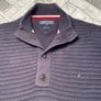 Tommy Hilfiger Mens Half Button-Down Navy Collared Jumper Size 2XL Image 2