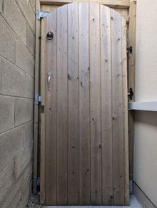 Big Wooden Garden Gate