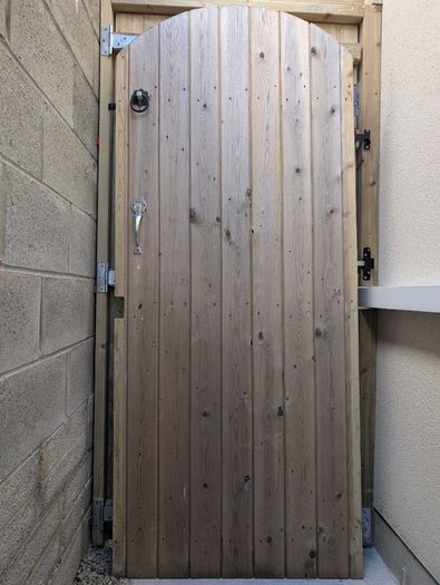 Big Wooden Garden Gate