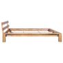 Bed Frame Solid Oak Wood 160x200 cm Image 4