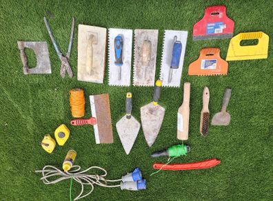 selection of hand tools