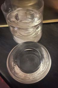3 Glass T-Light Holders