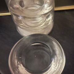 3 Glass T-Light Holders