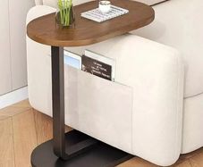 C Shaped Compact Sofa Side End Coffee Table NEW
