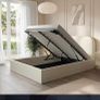 Ottoman double bed brand new off white colour Image 4