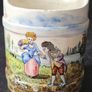 Antique Ceramic Decorative Basket Image 5